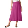 thumbnail image 1 of Woman Within Plus Size Petite 7-Day Knit A-Line Skirt, 1 of 5
