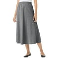 thumbnail image 1 of Woman Within Plus Size Petite 7-Day Knit A-Line Skirt, 1 of 3