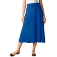 thumbnail image 1 of Woman Within Plus Size Petite 7-Day Knit A-Line Skirt, 1 of 5