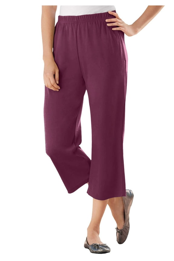 Plus Size 7-Day Knit Capri