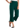 thumbnail image 1 of Woman Within Plus Size Petite 7-Day Knit Capri, 1 of 6