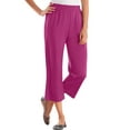 thumbnail image 1 of Woman Within Plus Size 7-Day Knit Capri, 1 of 6