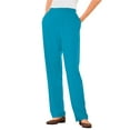 thumbnail image 1 of Woman Within Women's Plus Size Petite 7-Day Knit Straight Leg Pant, 1 of 6