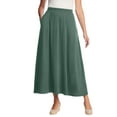 thumbnail image 1 of Woman Within Plus Size Petite 7-Day Maxi Skirt, 1 of 5