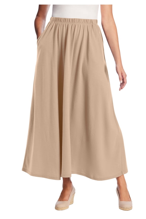 Plus Size Petite 7-Day Maxi Skirt