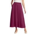 thumbnail image 1 of Woman Within Plus Size Petite 7-Day Maxi Skirt, 1 of 5