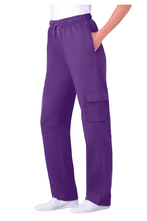 Plus Size Better Fleece Cargo Sweatpant (Petite & Tall Available)