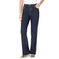 thumbnail image 1 of Woman Within Plus Size Petite Stretch Denim Five-Pocket Bootcut Jeans, 1 of 5