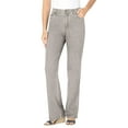 thumbnail image 1 of Woman Within Plus Size Petite Stretch Denim Five-Pocket Bootcut Jeans, 1 of 5