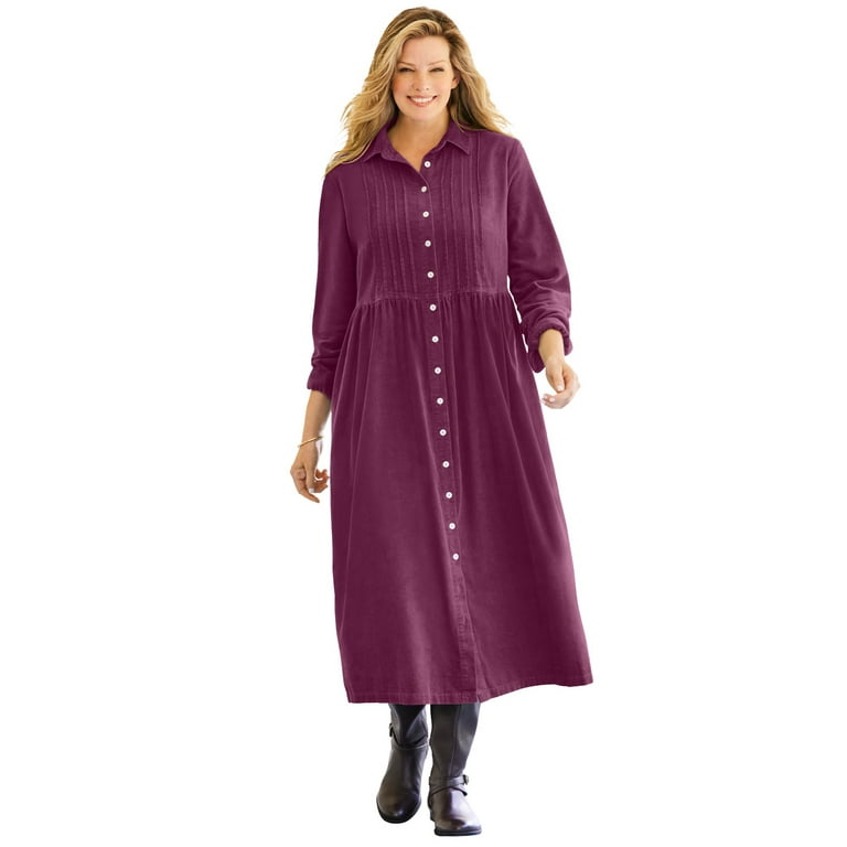 Petite corduroy dress hotsell