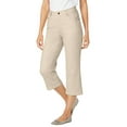 thumbnail image 1 of Woman Within Plus Size Petite Stretch Denim Five-Pocket Capri Jeans, 1 of 6