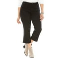 thumbnail image 1 of Woman Within Plus Size Petite Stretch Denim Five-Pocket Capri Jeans, 1 of 6