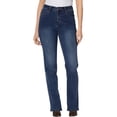 thumbnail image 1 of Woman Within Plus Size Petite Bootcut Stretch Comfort Denim Five-Pocket Jeans, 1 of 5