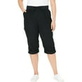 thumbnail image 1 of Woman Within Plus Size Petite Convertible Length Cargo Capri/Bermuda, 1 of 6