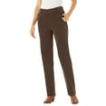 thumbnail image 1 of Woman Within Plus Size Petite Corduroy Straight Leg Stretch Pant, 1 of 3