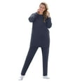 thumbnail image 1 of Woman Within Plus Size Petite Fleece Sweatshirt Set, 1 of 5
