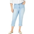 thumbnail image 1 of Woman Within Plus Size Petite Stretch Denim Five-Pocket Girlfriend Jeans, 1 of 5