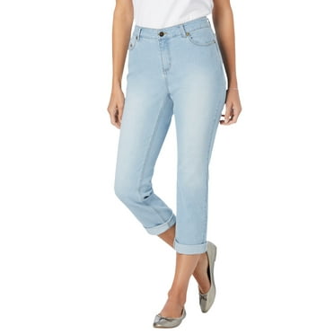 Woman Within Plus Size Petite Girlfriend Stretch Denim Jean