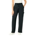 thumbnail image 1 of Woman Within Plus Size Tall Knit Pull-On Drawstring Cargo Pants, 1 of 3
