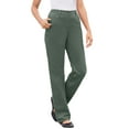 thumbnail image 1 of Woman Within Plus Size Petite Perfect All-Cotton Back-Elastic Denim Jeans, 1 of 6