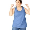 thumbnail image 1 of Woman Within Plus Size Perfect Scoopneck Tank (Petite Available), 1 of 6