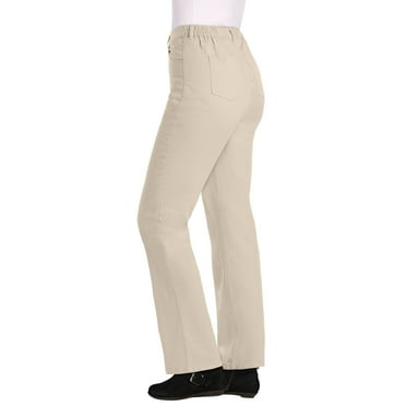 Woman Within Plus Size Petite Perfect Side Elastic Denim Jean