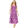 thumbnail image 1 of Woman Within Plus Size Petite Pintucked Sleeveless Dress, 1 of 6