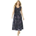 thumbnail image 1 of Woman Within Plus Size Petite Pintucked Sleeveless Dress, 1 of 6