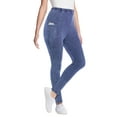 thumbnail image 1 of Woman Within Plus Size Petite Stretch-Cotton Knit Pull-On Pocket Leggings, 1 of 5