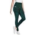thumbnail image 1 of Woman Within Plus Size Stretch-Cotton Knit Pull-On Printed Pocket Leggings, 1 of 5