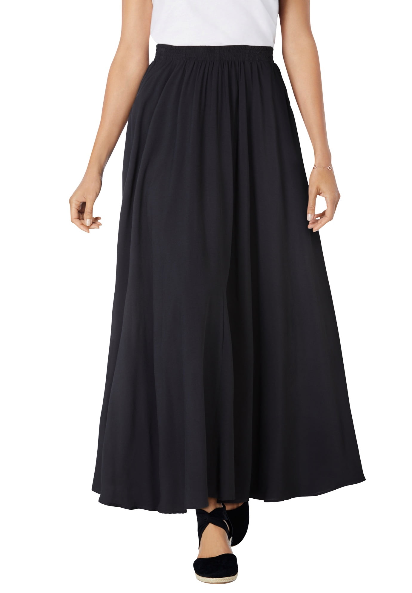 Plus size petite maxi skirt discount
