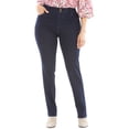 thumbnail image 1 of Woman Within Plus Size Petite Stretch Built-In Slimming Panel Bootcut Jeans, 1 of 4