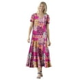 thumbnail image 1 of Woman Within Plus Size Short-Sleeve Crinkle Dress, 1 of 5