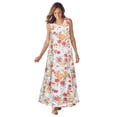 thumbnail image 1 of Woman Within Plus Size Sleeveless Crinkle Dress, 1 of 6