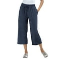 thumbnail image 1 of Woman Within Plus Size Petite Sport Knit Capri Pant, 1 of 5