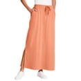 thumbnail image 1 of Woman Within Women's Plus Size Petite Sport Knit Side-Slit Skirt, 1 of 6