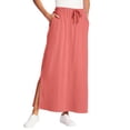 thumbnail image 1 of Woman Within Plus Size Petite Sport Knit Side-Slit Skirt, 1 of 3