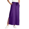 thumbnail image 1 of Woman Within Plus Size Petite Sport Knit Side-Slit Skirt, 1 of 6