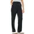 thumbnail image 1 of Woman Within Plus Size Petite Sport Knit Straight Leg Elastic Pant, 1 of 6