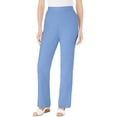 thumbnail image 1 of Woman Within Plus Size Petite Straight Leg Linen Pant, 1 of 6