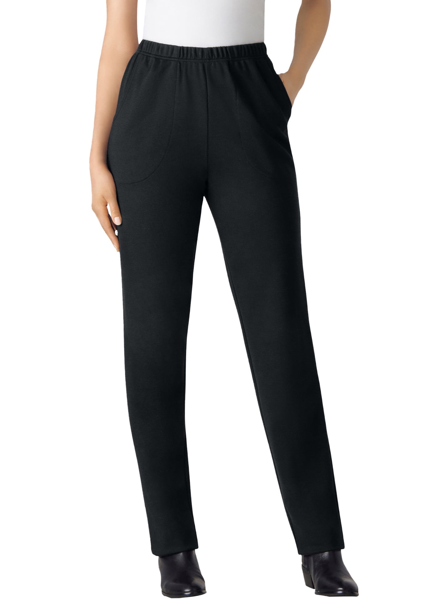 As Is Belle by Kim Gravel Sateen Twill Slim Straight Leg Pants