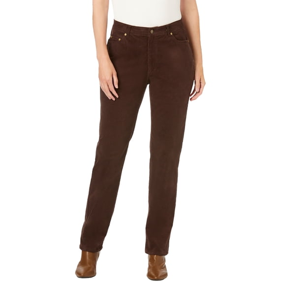 Woman Within Plus Size Petite Stretch Corduroy Bootcut Pant