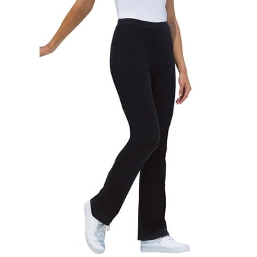 Woman Within Women's Plus Size Petite Stretch Cotton Bootcut Pant