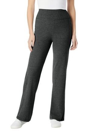 Time and Tru Women's Petite Wide Leg Pants, 28 Inseam for Petite