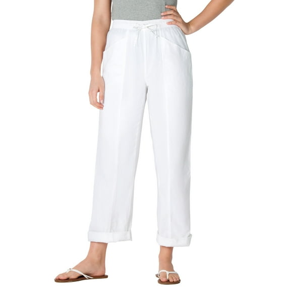Woman Within Plus Size Petite The Boardwalk Pant