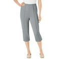 thumbnail image 1 of Woman Within Plus Size Petite The Hassle-Free Soft Knit Capri, 1 of 3