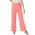 thumbnail image 1 of Woman Within Women's Plus Size Petite Wide Leg Fineline Denim Jean, 1 of 6