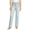 thumbnail image 1 of Woman Within Plus Size Petite Stretch Denim Wide-Leg Five-Pocket Jeans, 1 of 6