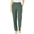 thumbnail image 1 of Woman Within Plus Size Petite  Woven Pant, 1 of 4