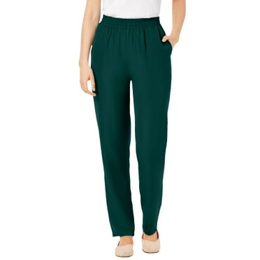 Woman Within Plus Size Petite  Woven Pant